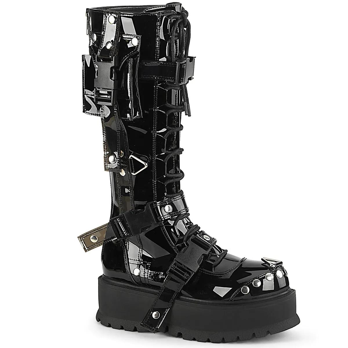 2 Inch Platform SLACKER-260 Black Patent