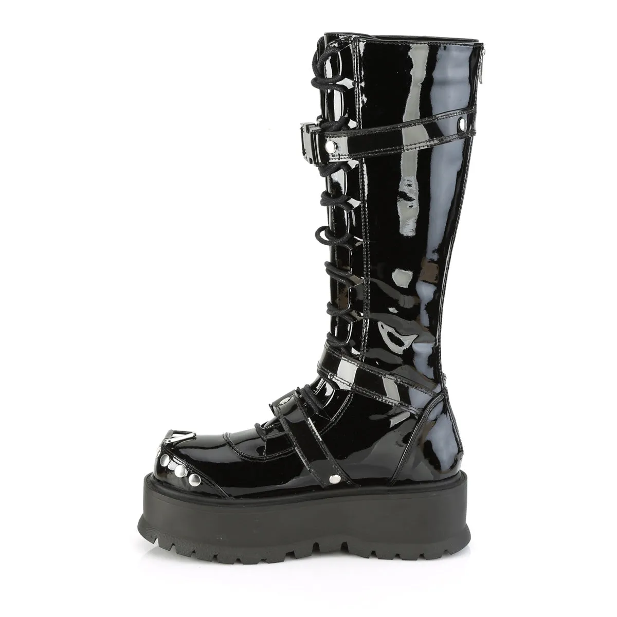 2 Inch Platform SLACKER-260 Black Patent