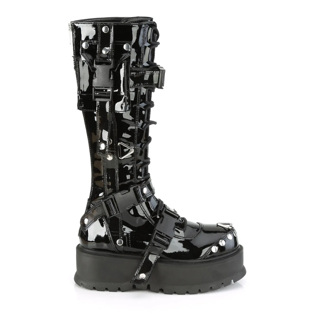 2 Inch Platform SLACKER-260 Black Patent