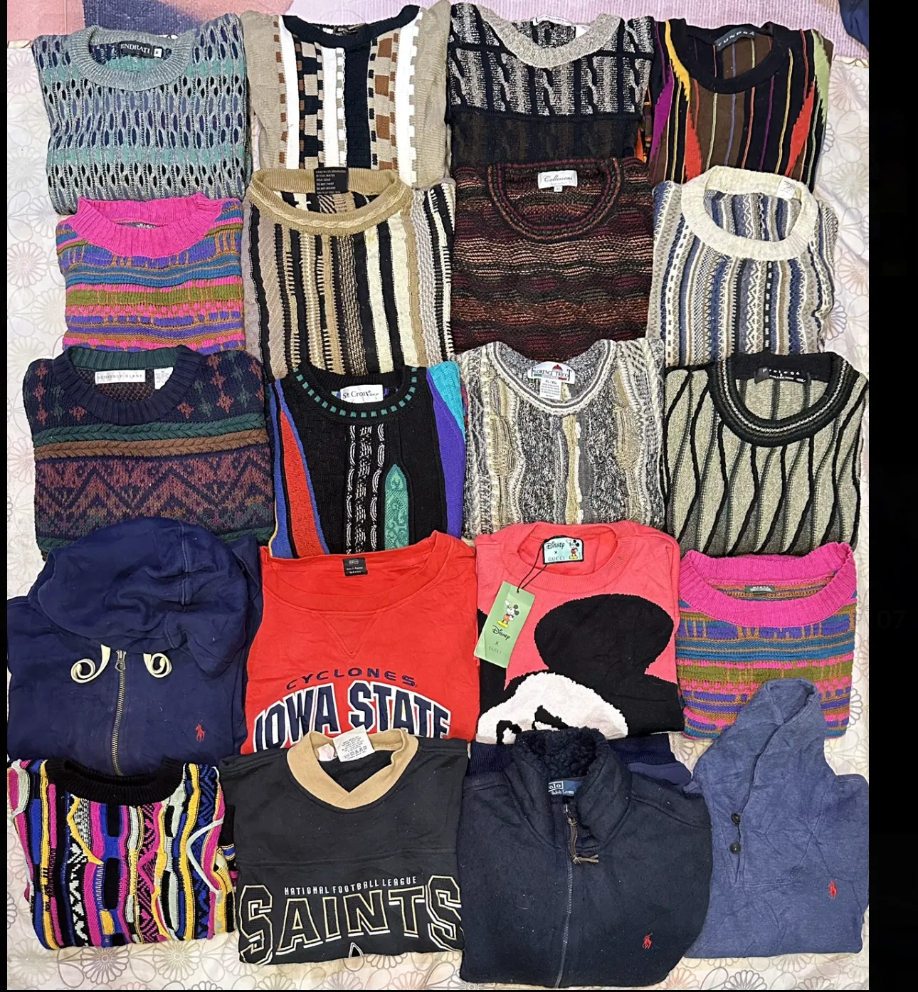 Authentic Coogi style sweaters 20 piece