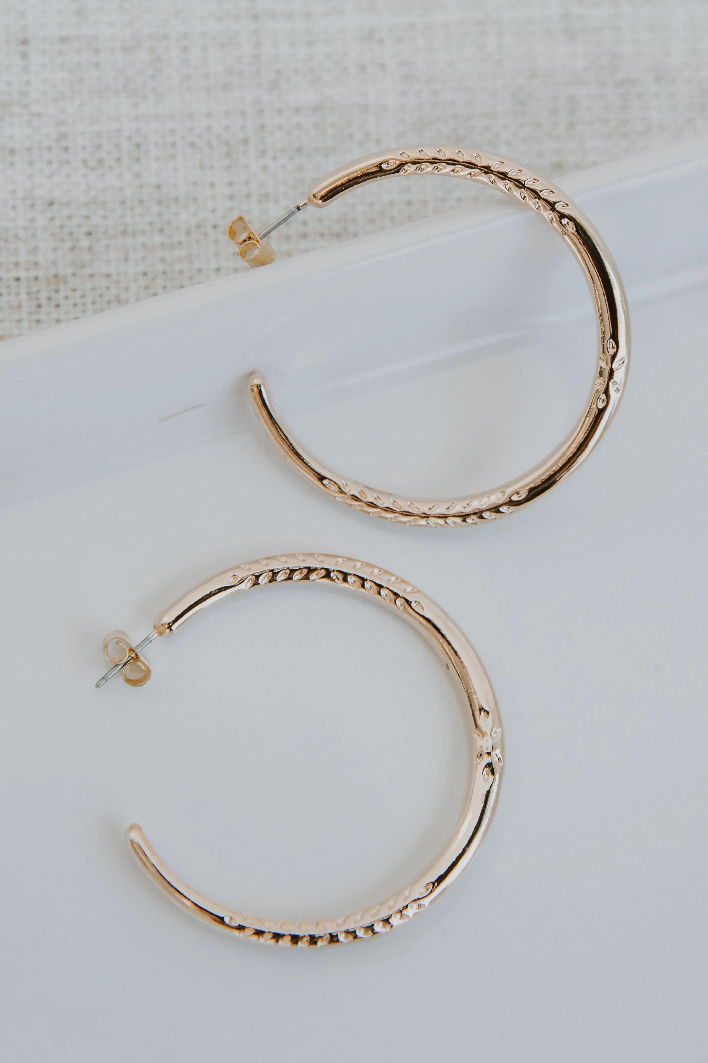 Camryn Gold Hoop Earrings