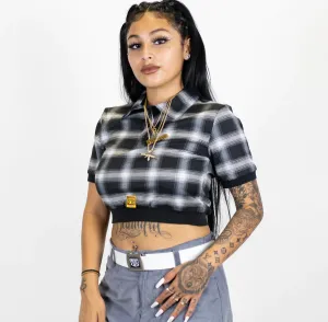 FB County Flannel Crop Tops