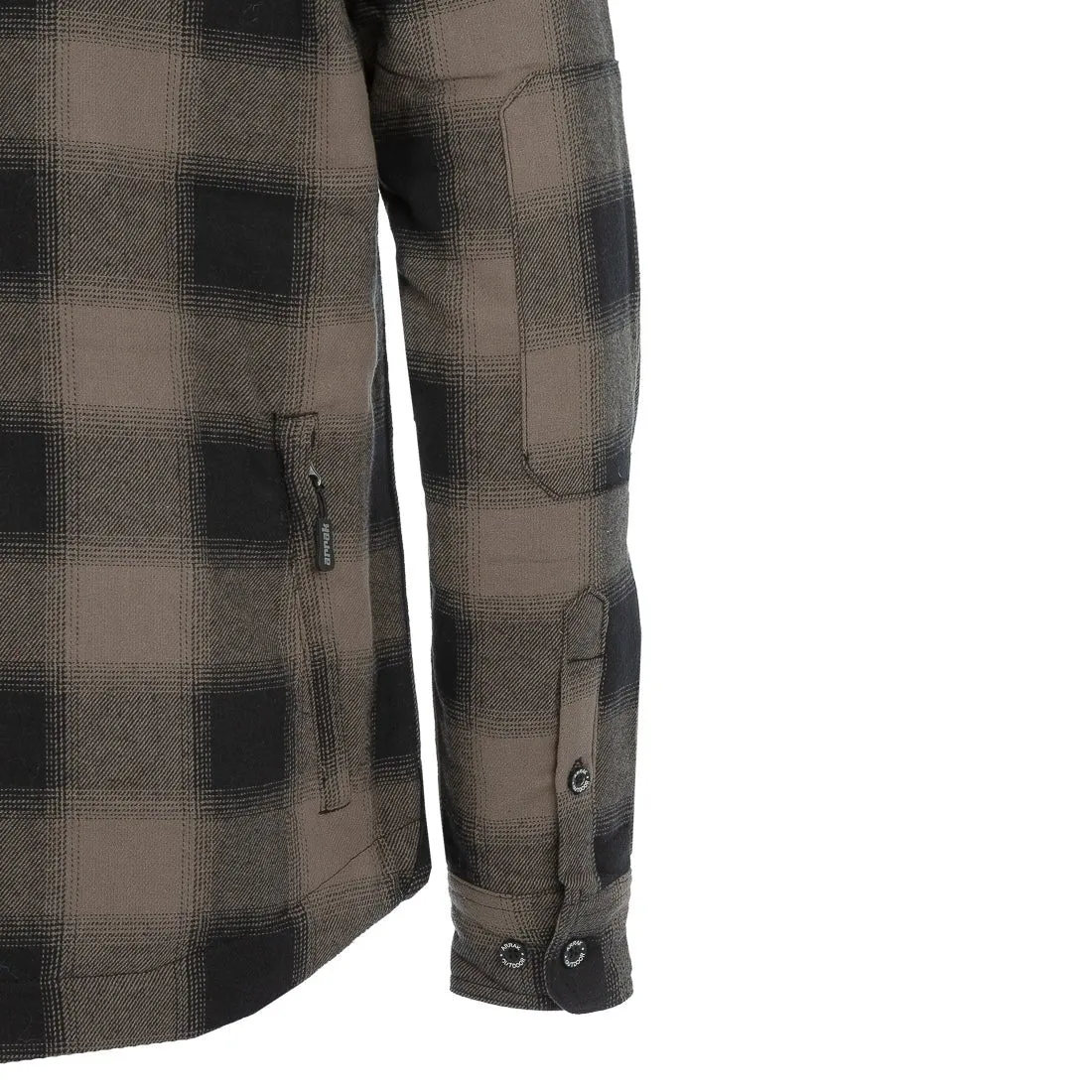 Flannel Insulated Long Sleeve Men (Brown)