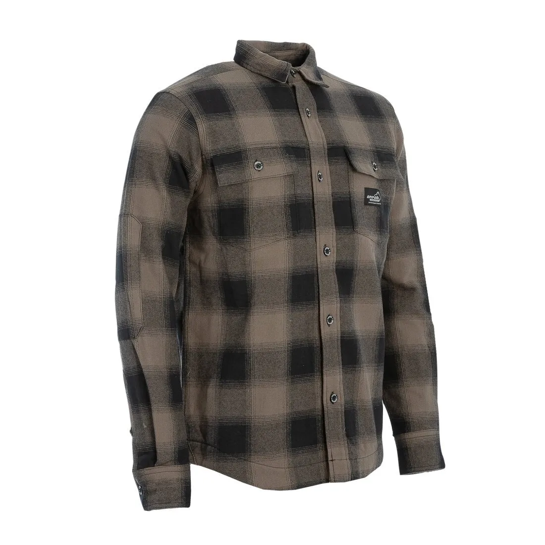 Flannel Insulated Long Sleeve Men (Brown)