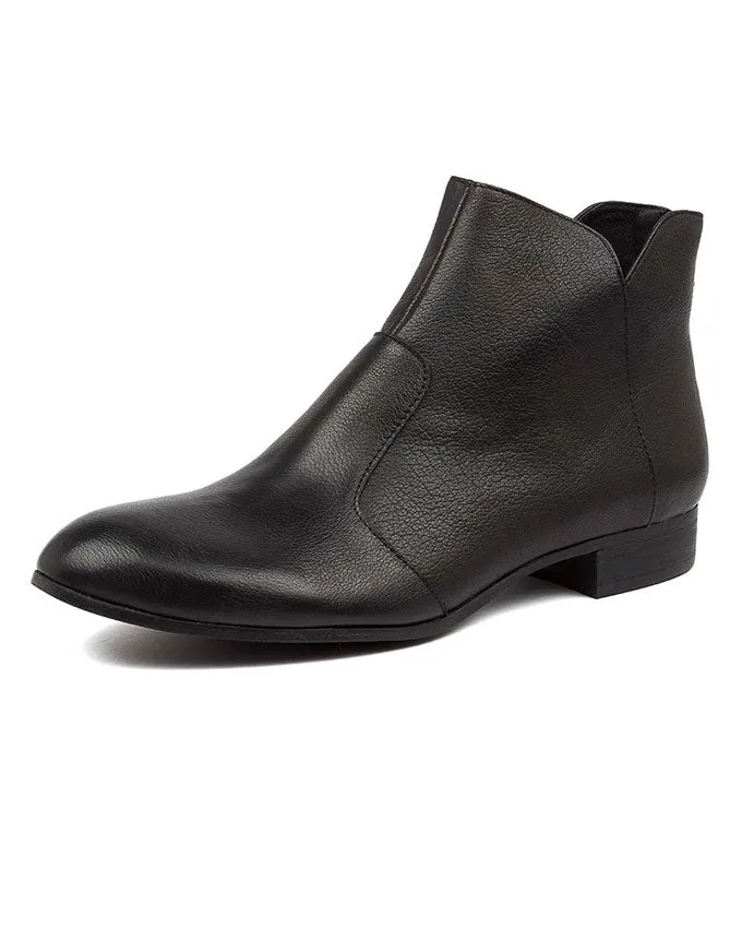 FRONIA Ankle Boots Black Leather