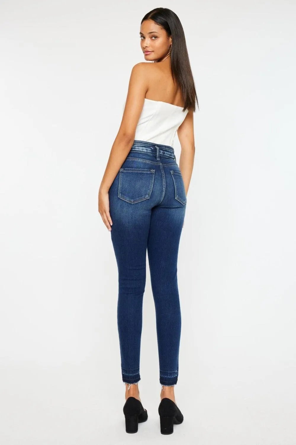 Full Size High Rise Ankle Skinny Jeans