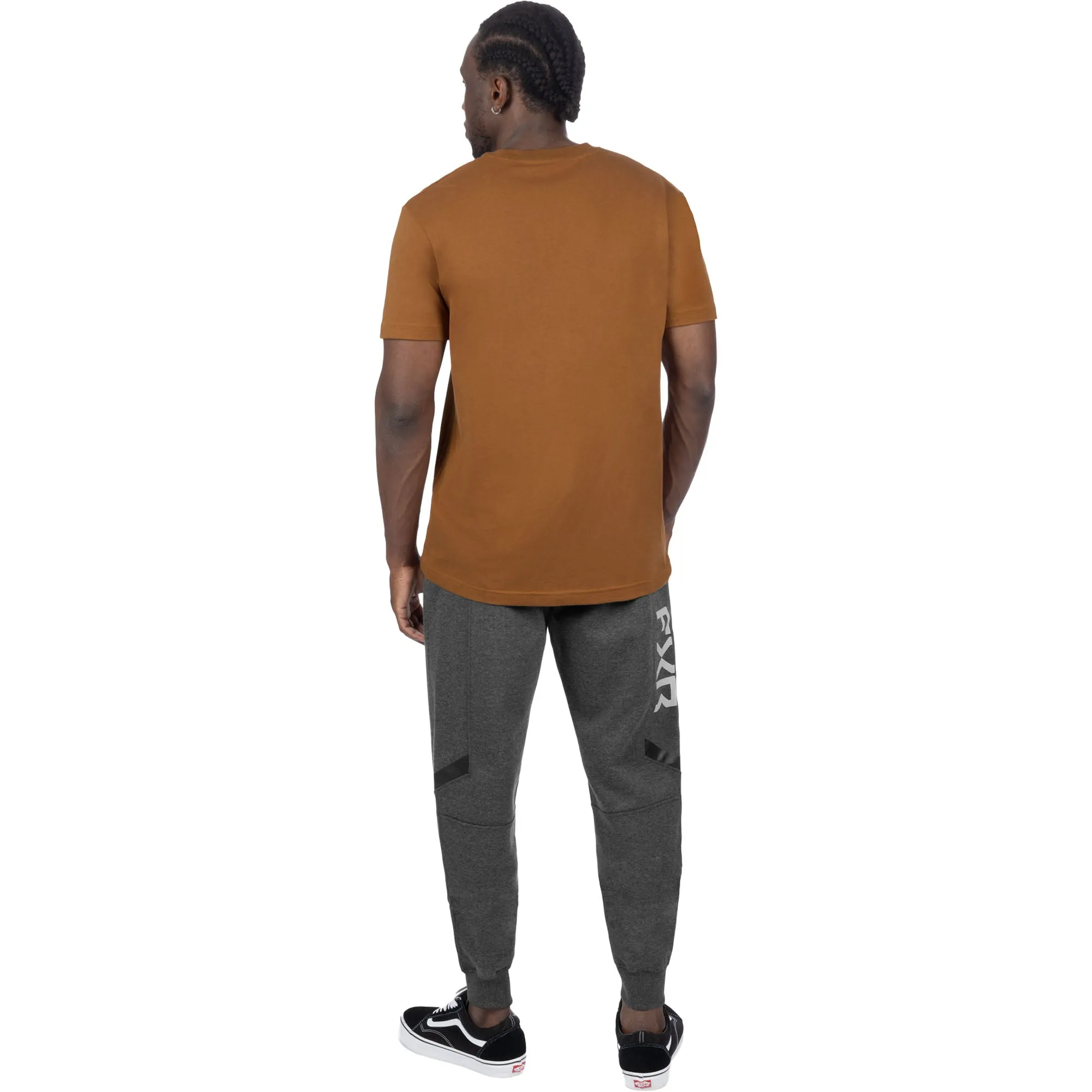 FXR  Mens Podium Premium T-Shirt Tee Short Sleeve Cotton Casual Copper Asphalt