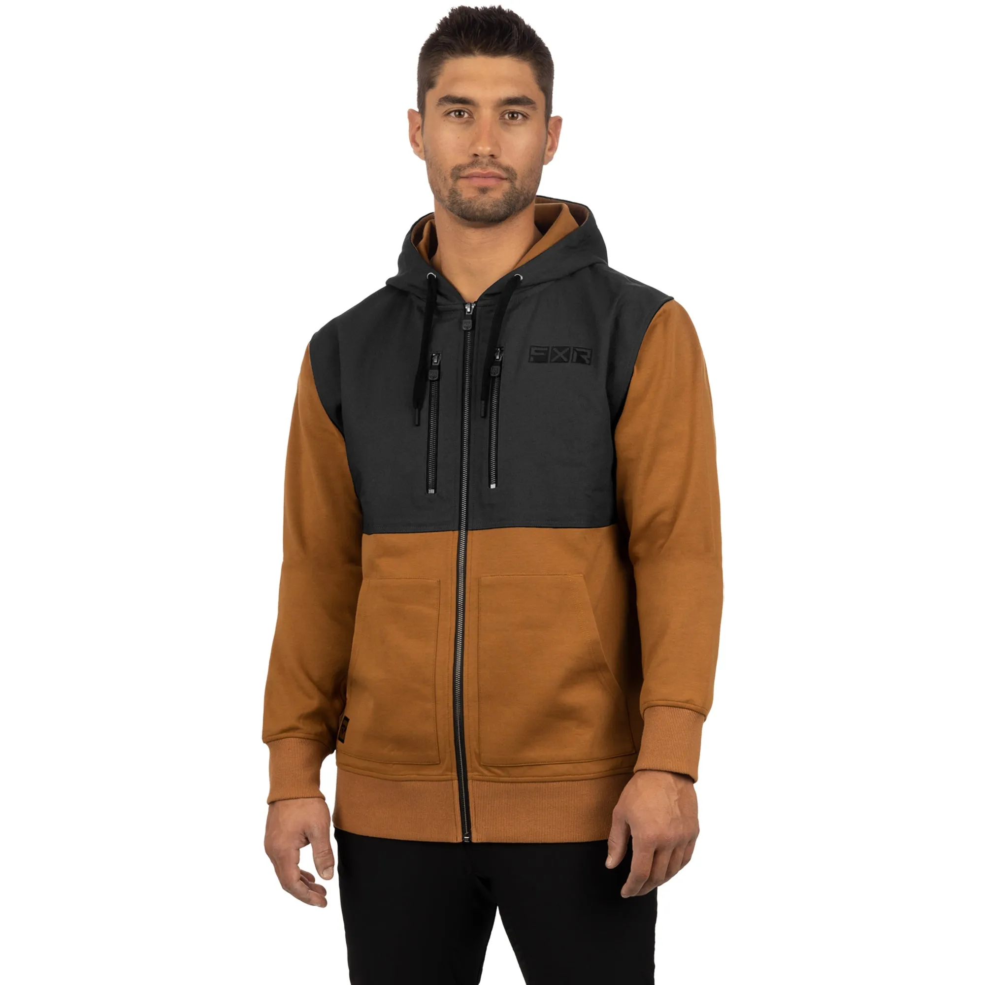 FXR Task Hoodie Copper/Asphalt Brown