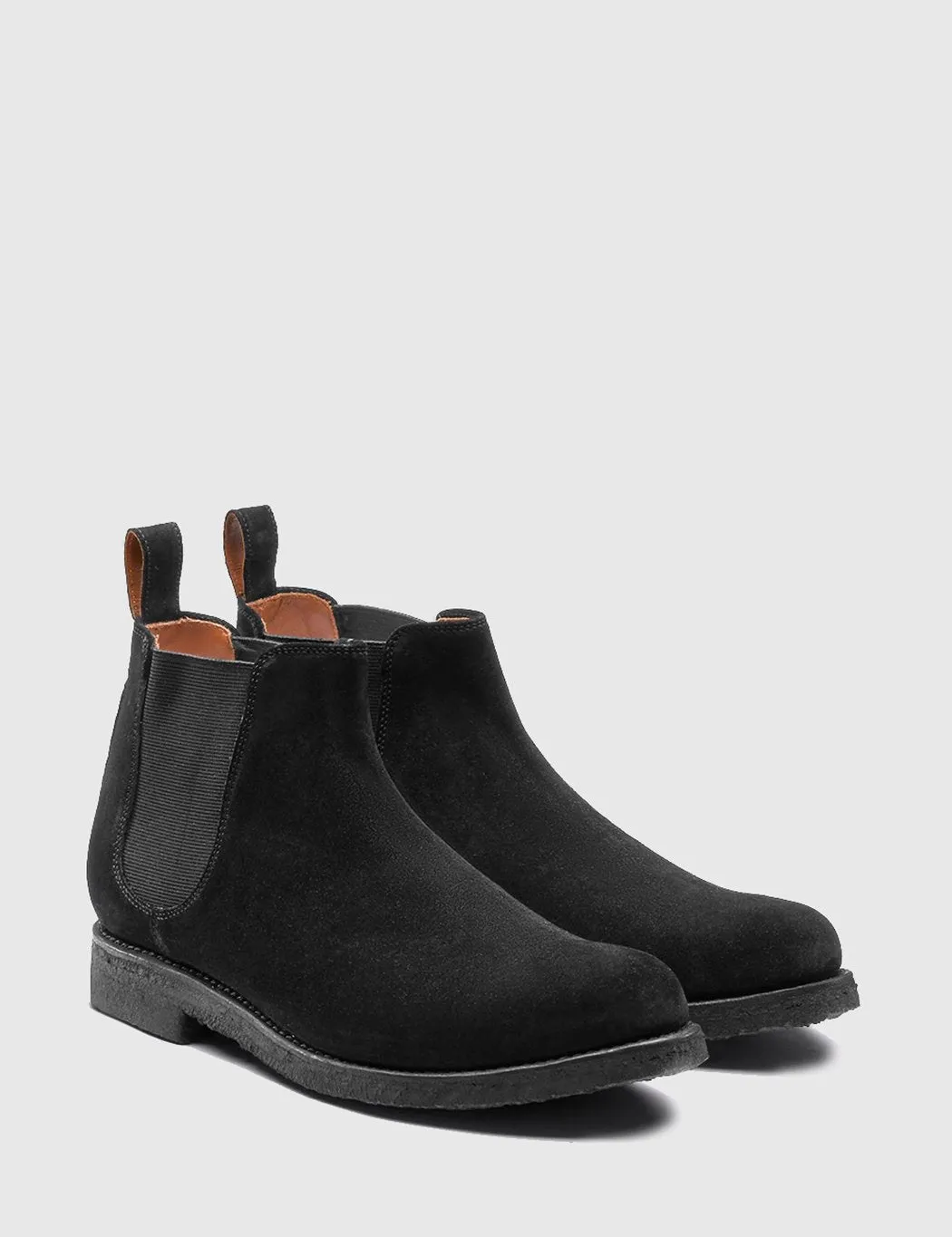 Grenson Hayden Suede Chelsea Boot - Black