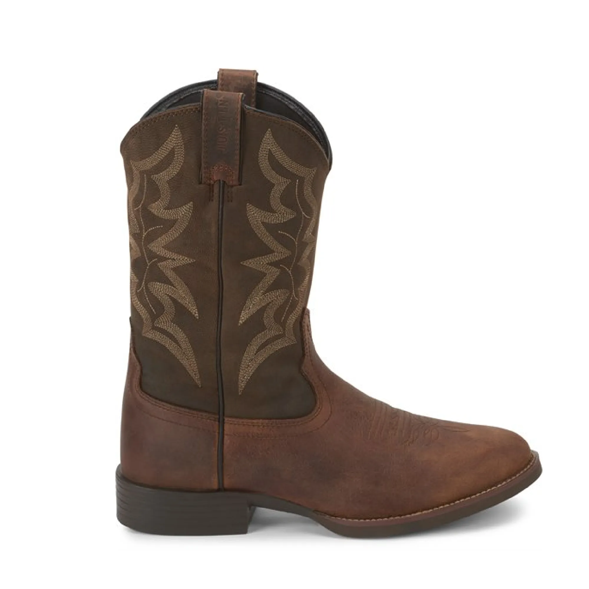 Justin Boots Mens Buster #7221 | Color Distressed Brown