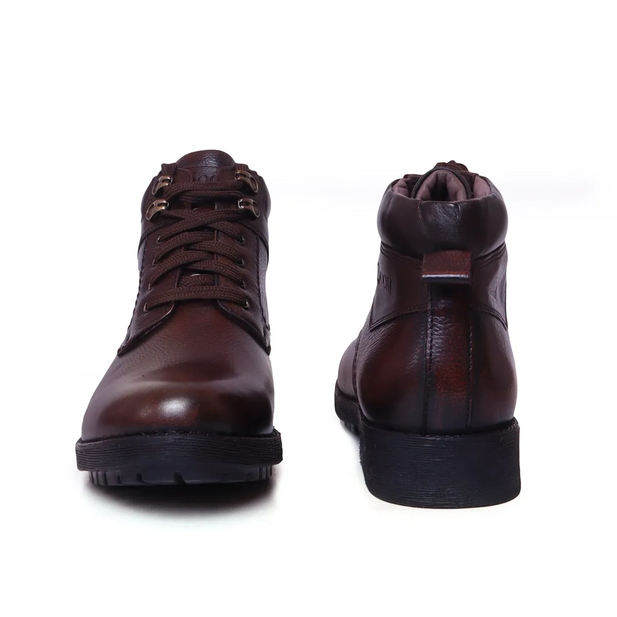 Leather Boots for Men D-3570 (Chestnut Brown)