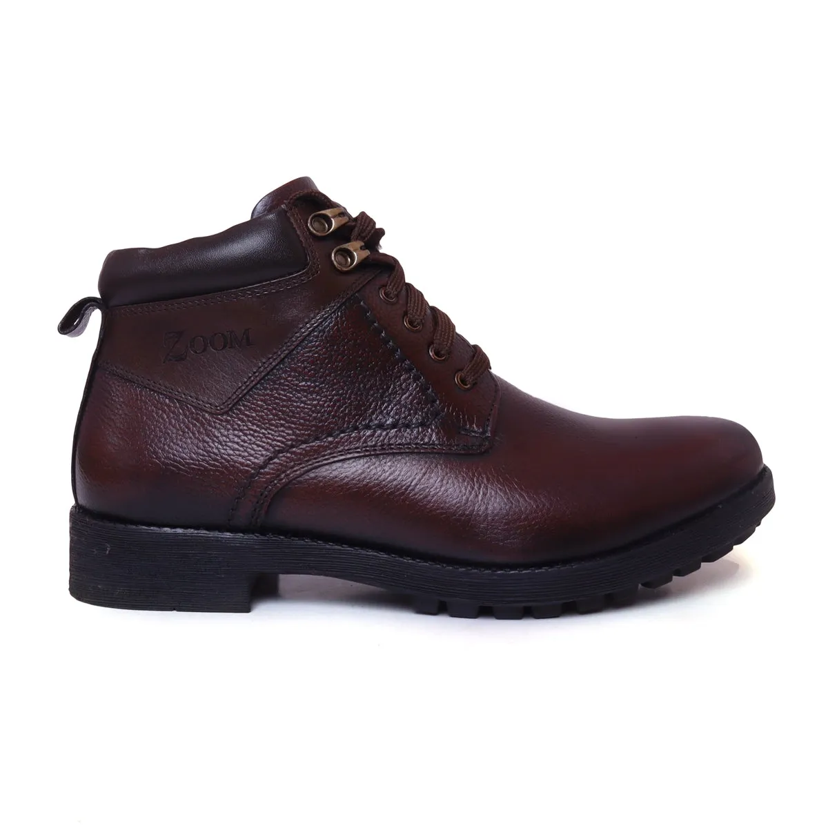 Leather Boots for Men D-3570 (Chestnut Brown)