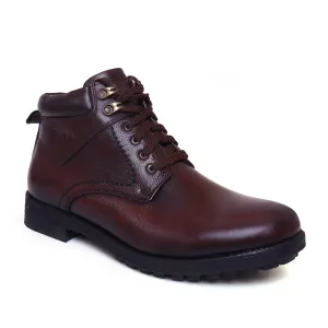 Leather Boots for Men D-3570 (Chestnut Brown)