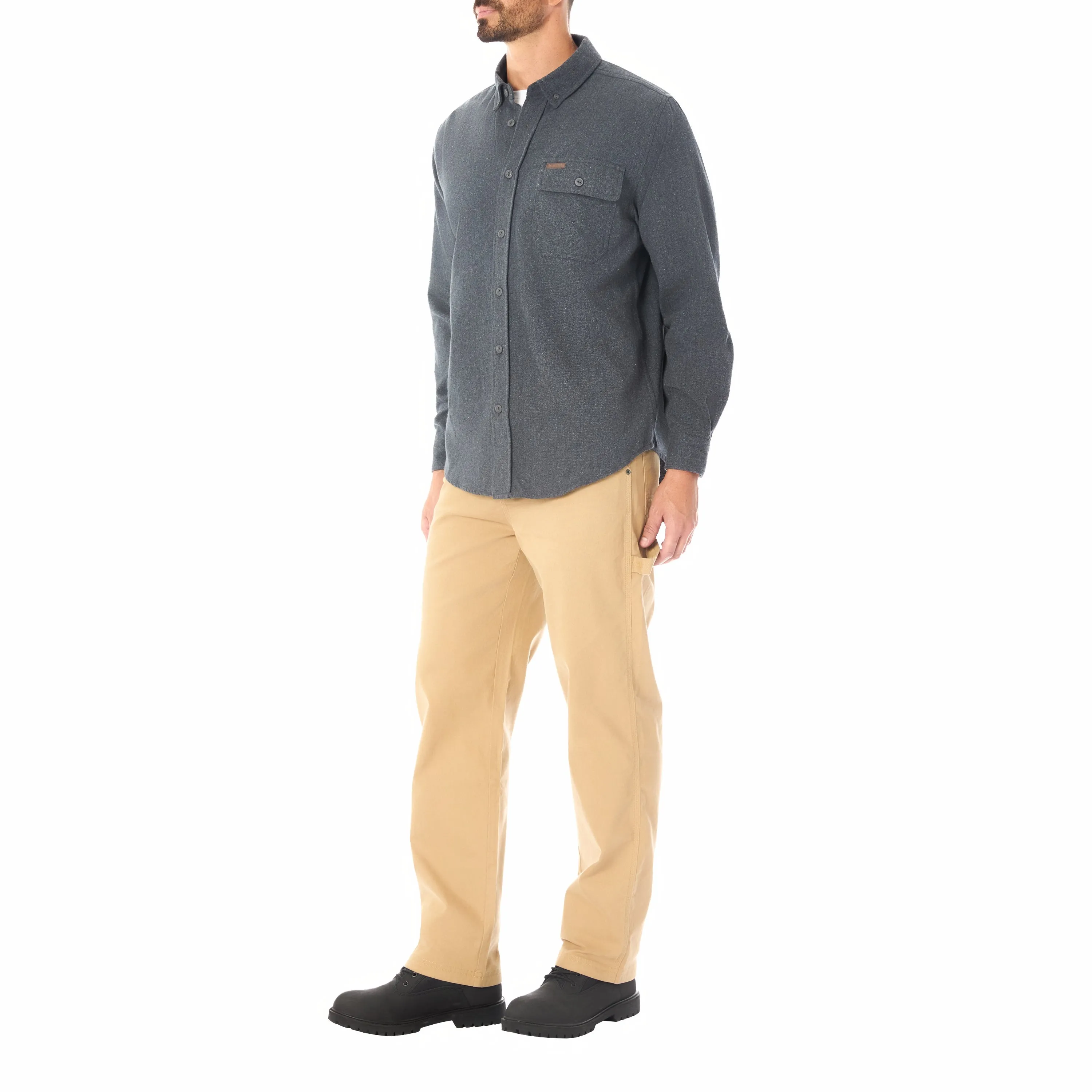 LONG SLEEVE EXTRA HEAVYWEIGHT CHAMOIS FLANNEL SHIRT