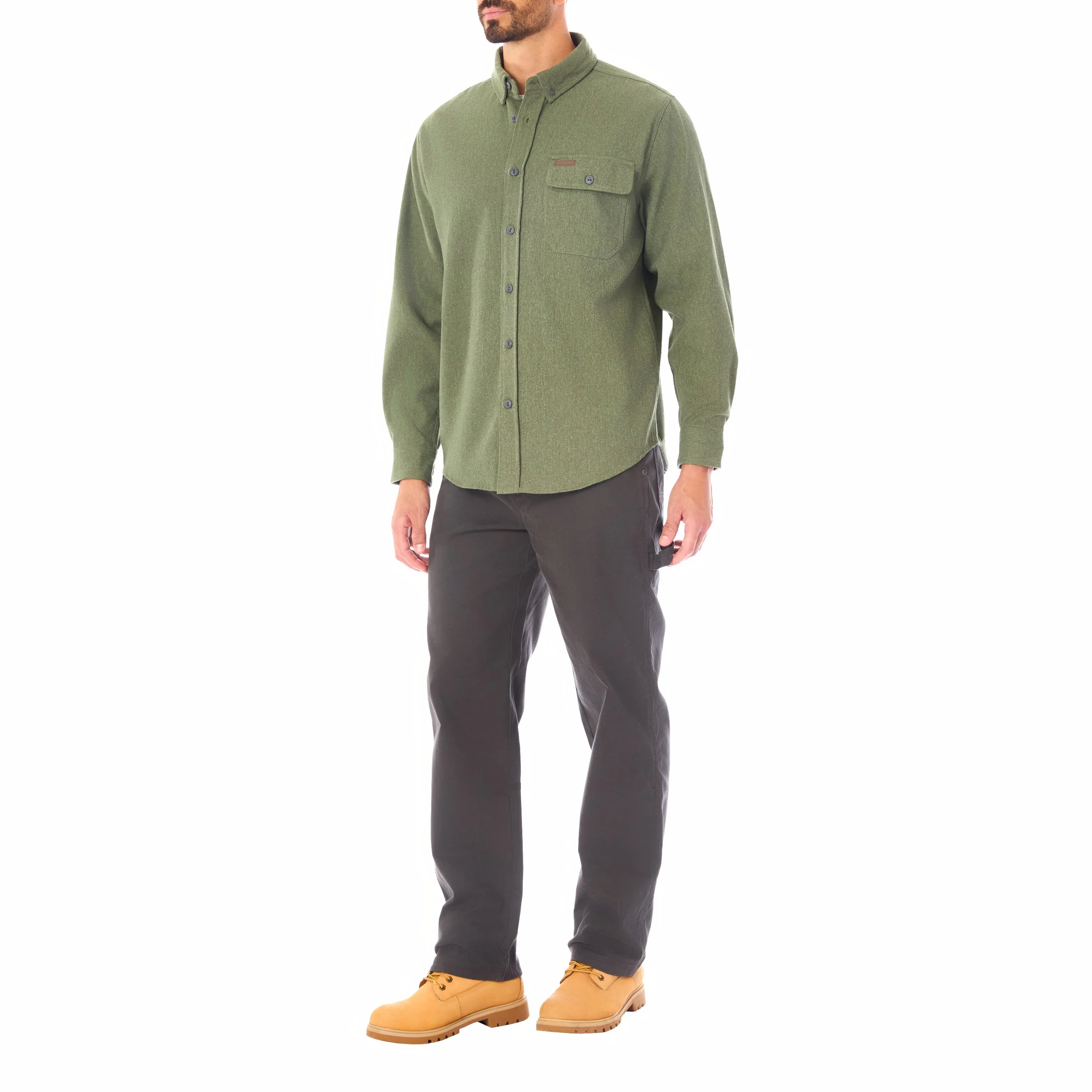 LONG SLEEVE EXTRA HEAVYWEIGHT CHAMOIS FLANNEL SHIRT