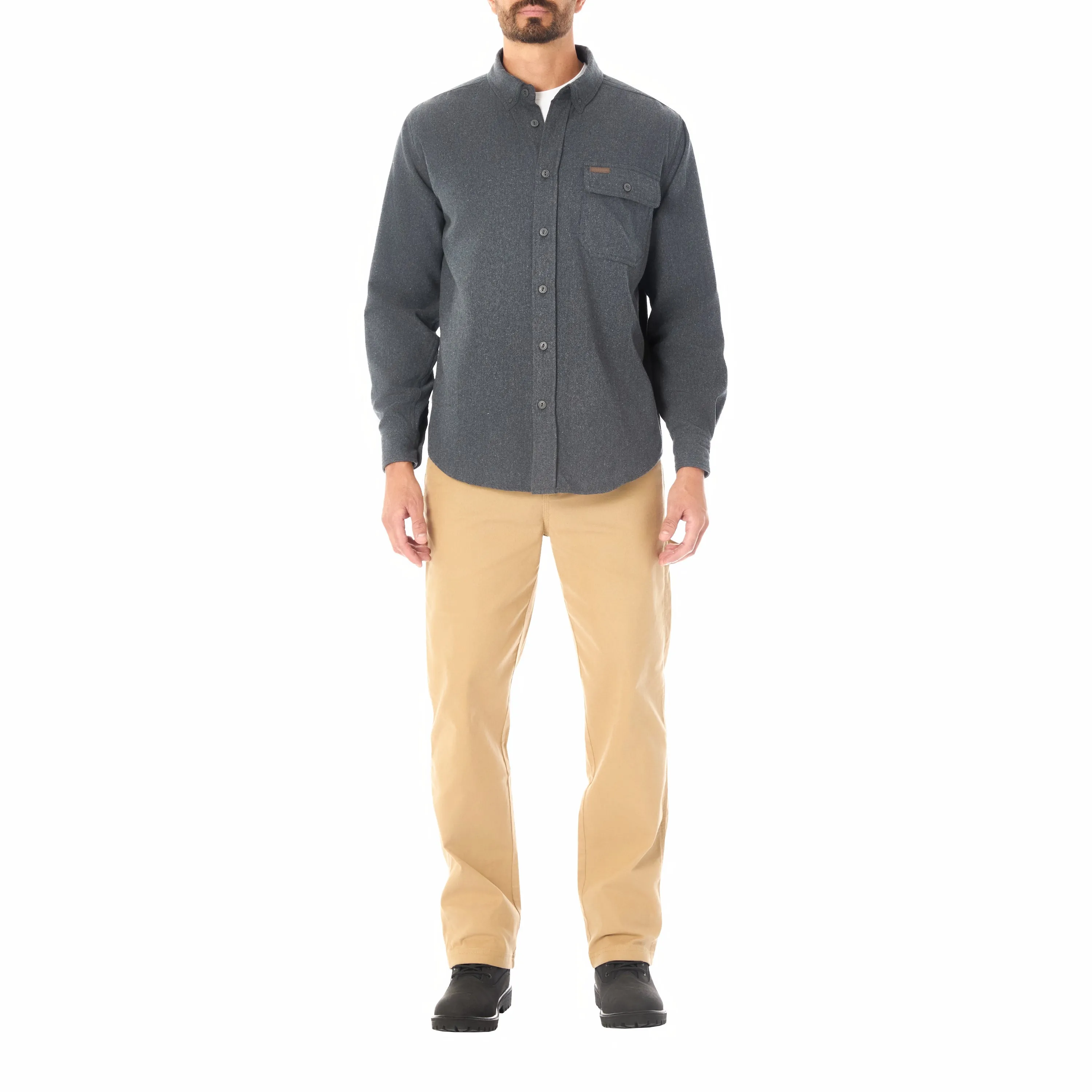 LONG SLEEVE EXTRA HEAVYWEIGHT CHAMOIS FLANNEL SHIRT