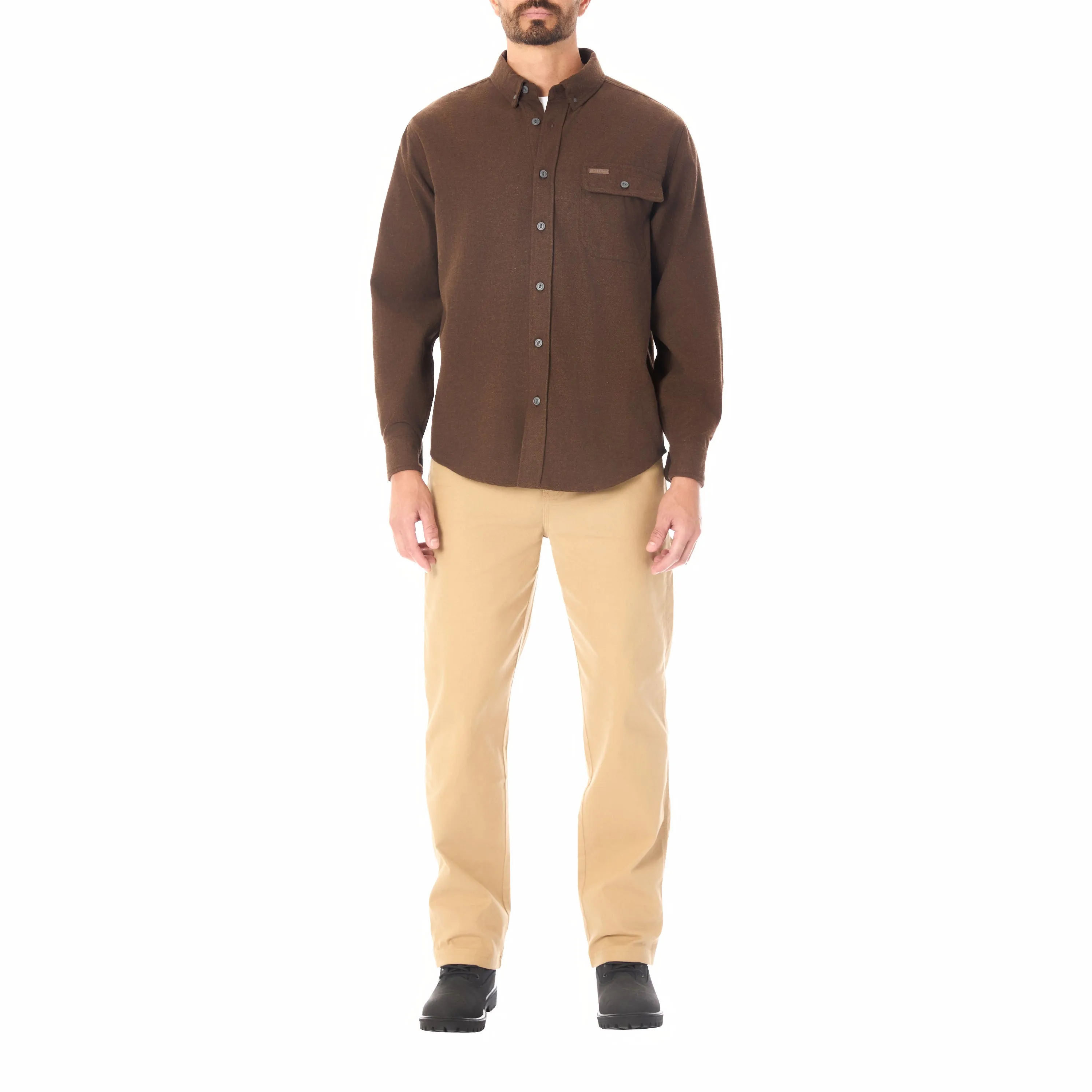 LONG SLEEVE EXTRA HEAVYWEIGHT CHAMOIS FLANNEL SHIRT