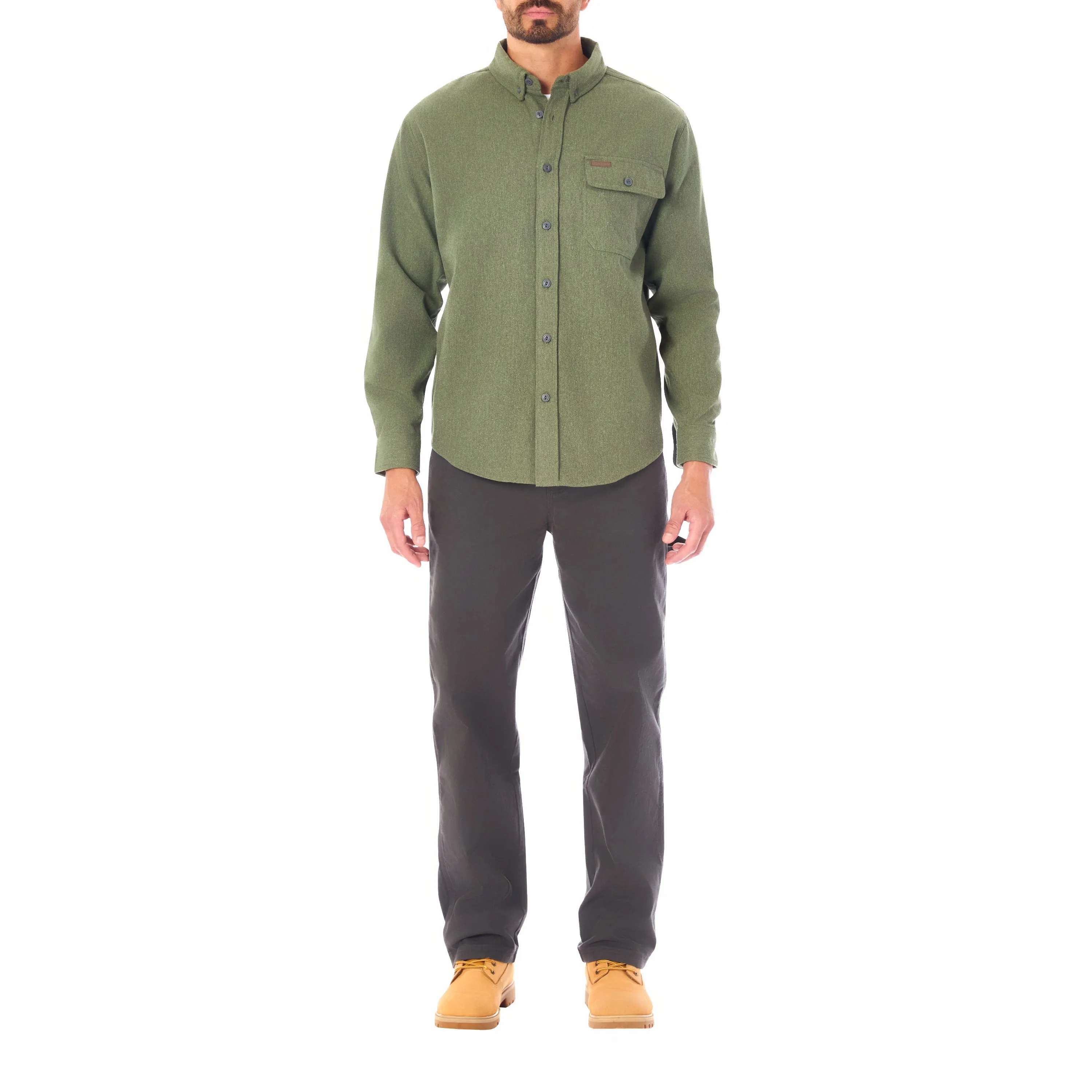 LONG SLEEVE EXTRA HEAVYWEIGHT CHAMOIS FLANNEL SHIRT