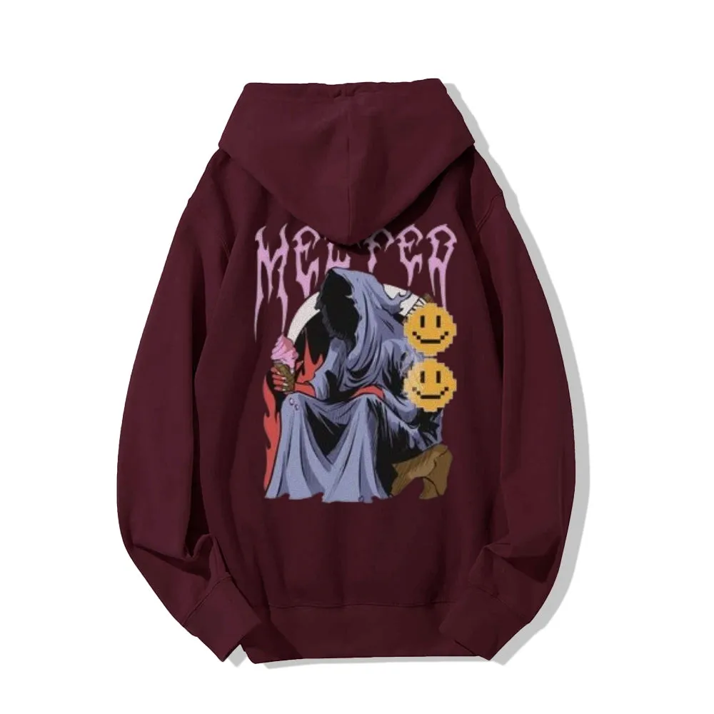 Mens No Face Reaper Graphic Hoodies