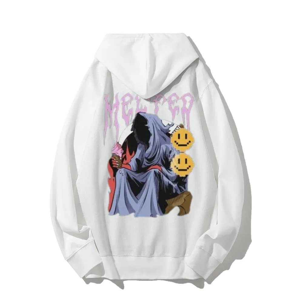 Mens No Face Reaper Graphic Hoodies