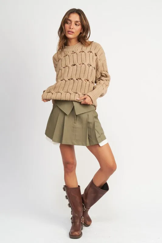 Ophelia Open Knit Sweater