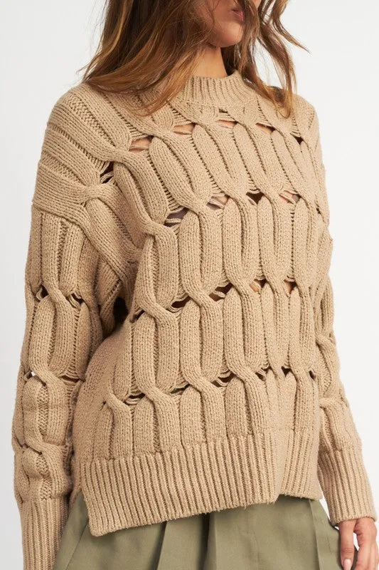 Ophelia Open Knit Sweater