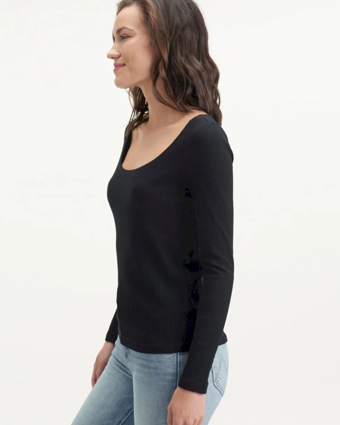 Rib Long Sleeve Layering Tee