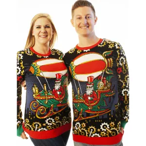 Steampunk Santa | Ugly Christmas Sweater For Men & Women | Unisex Sizing