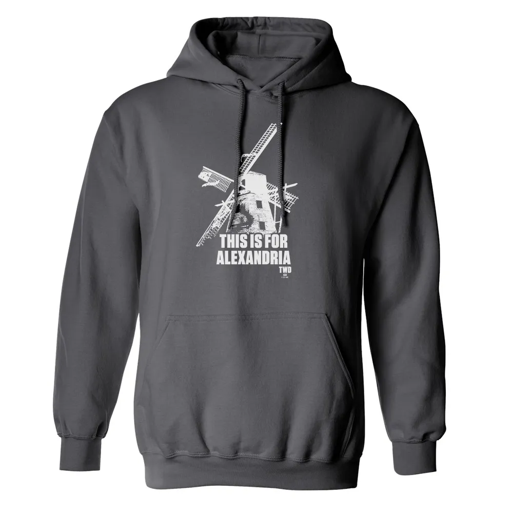 The Walking Dead This Is For Alexandria Fleece Hooded Sweatshirt