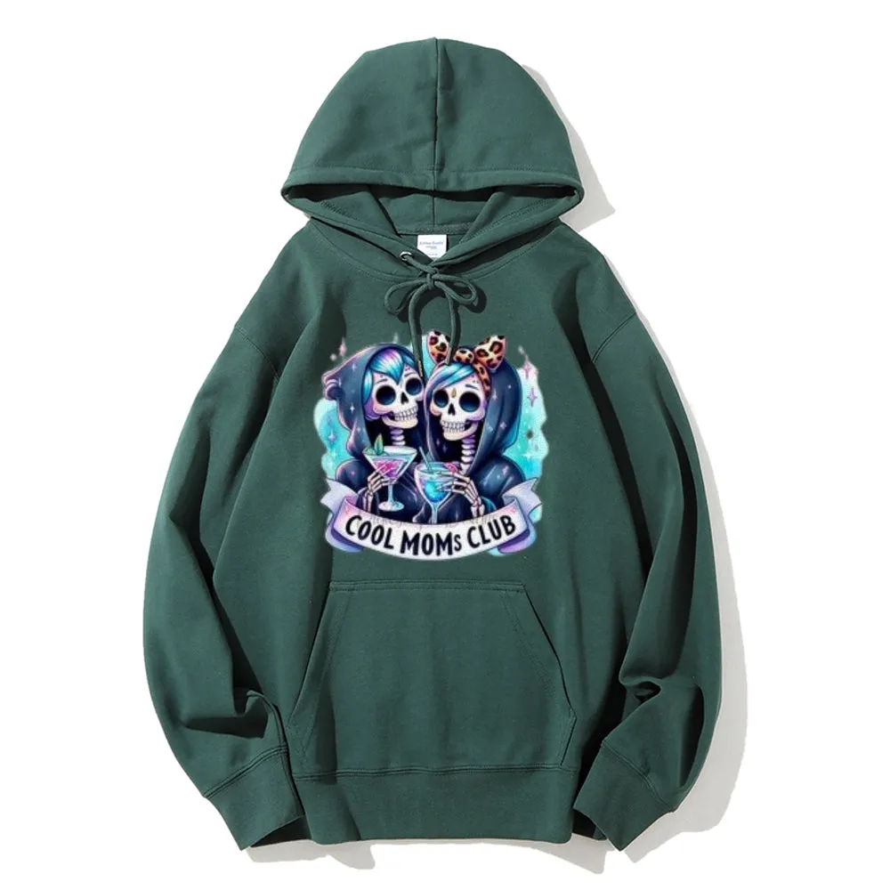 Women Cool Mom Club Graphic Hoodies