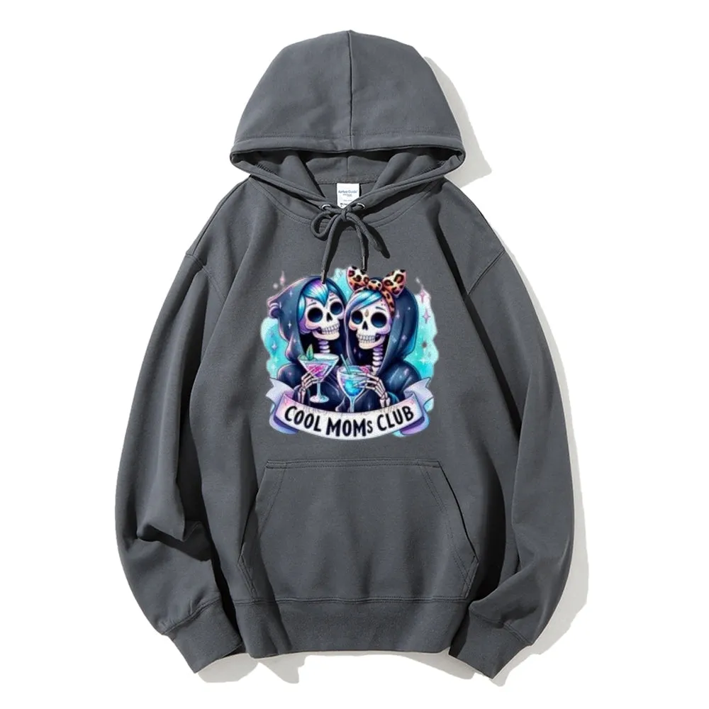 Women Cool Mom Club Graphic Hoodies