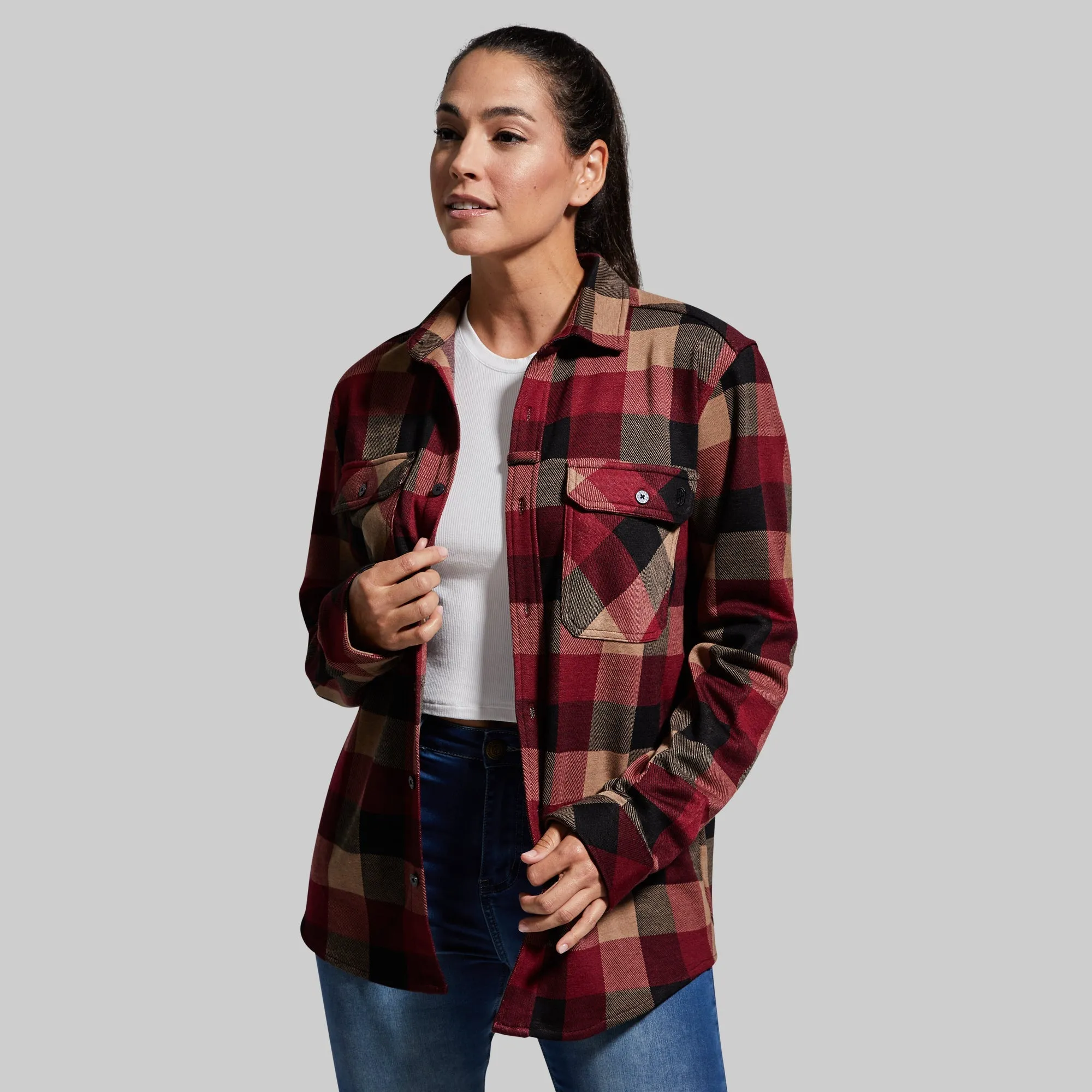 Woodsman Stretchy Flannel (Inferno)